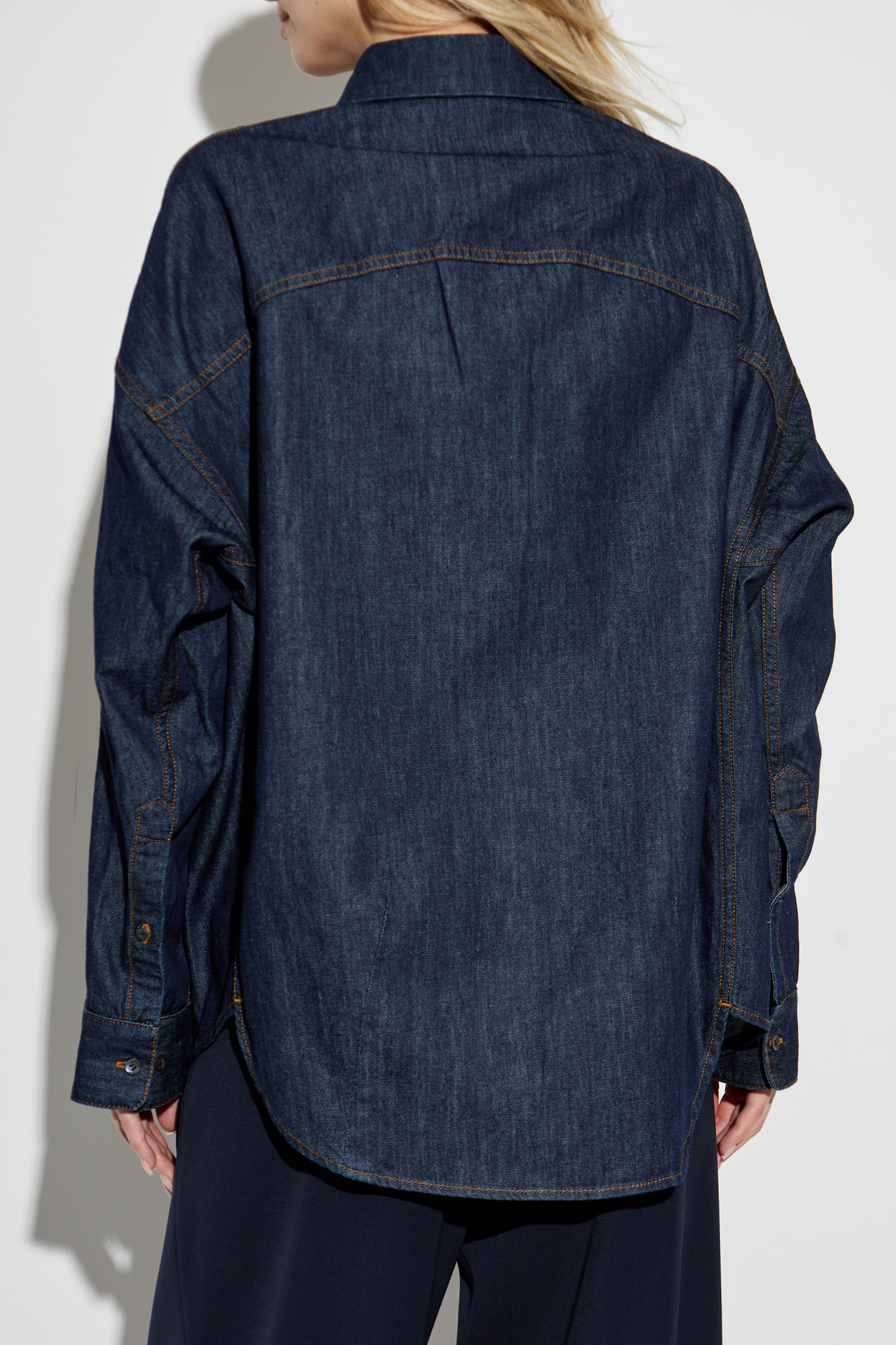 sale!【DRIES VAN NOTEN】デニムシャツワンピ DRIES VAN NOTEN】カシオデニムシャツ (Dries Van Noten